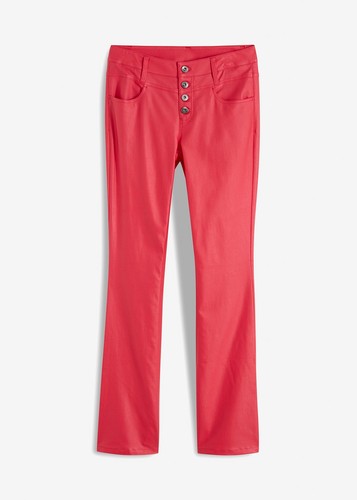 Lederimitat hose mit schlag - lederimitat-hose,