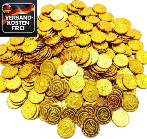 Piratenschatz goldmünzen - piratenschatz,