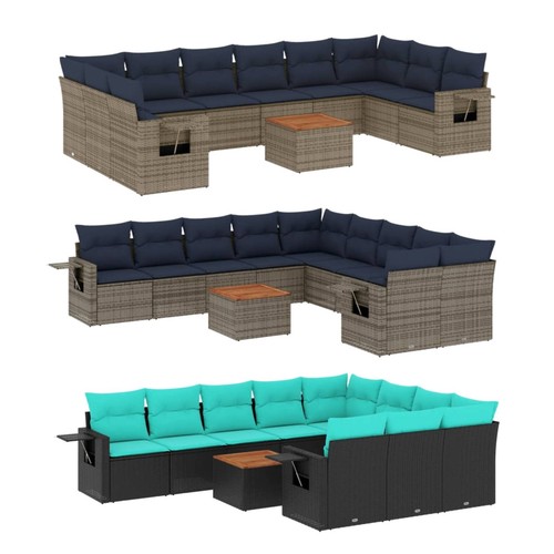 Tlg gartensofa set mit - 11-tlg., gartensofa-set