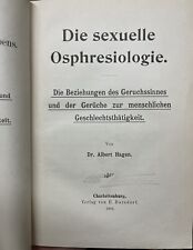 Osphresiologie, Erotica, Sittengeschichte, Dr. Albert Hagen, Psychologie