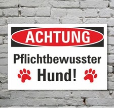Schild Achtung
