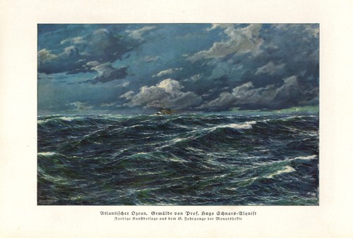 Atlantischer ozean kunstdruck - ozean,
