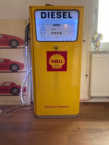 Shell zapfsäule tanksäule - shell,