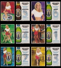 Set of 6 2001 St Pauli Bier Promo cards Neriah Davis - Playboy Playmate 03.1994