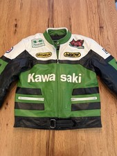 Kawasaki Leder Racing Motorrad
