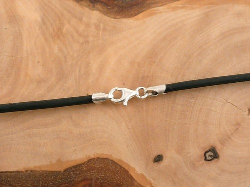 Lederband mm schwarz - Ø,