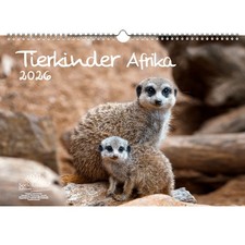 Tierkinder Afrika DIN A3