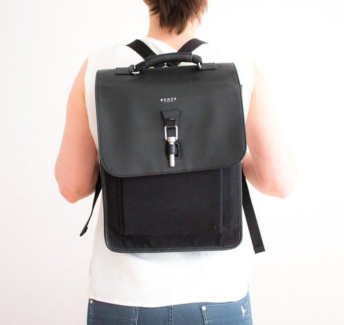 State wythe leder rucksack - wythe,