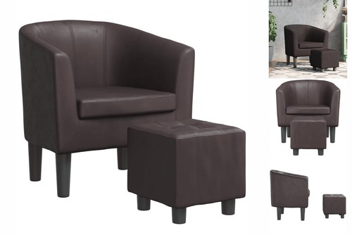 Clubsessel mit fußhocker - clubsessel,
