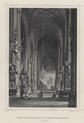 Wien stephansdom innenansicht - wien,