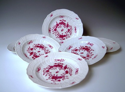 Meissen speise teller - meissen,