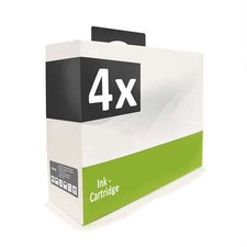4x Tinte BLACK f�r Lexmark