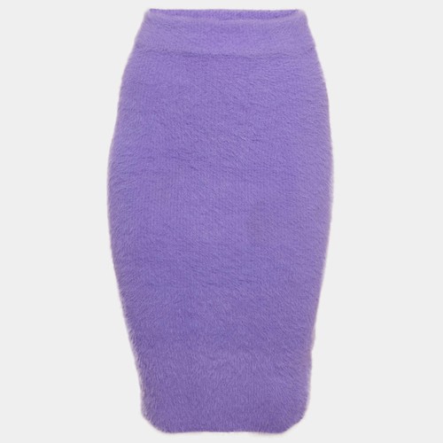 Offwhite flieder faux mohair - flieder,