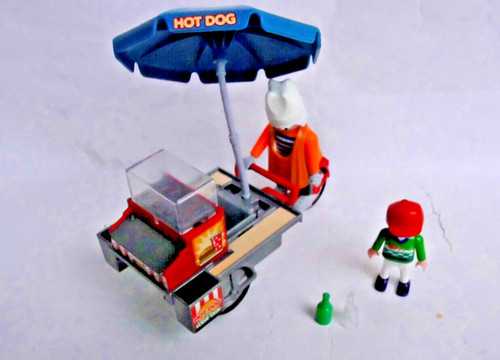 Playmobil hotdog stand 3848 - hotdog-stand,