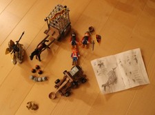 Playmobil® 3674 Ritter Gefangenentransport, Katapult, einzelner Ritter mit Pferd