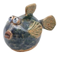 Kugelfisch Keramik groß