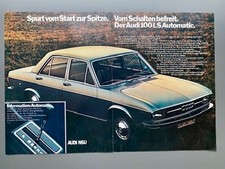 Audi 100 LS Automatic Oldtimer 1970 Vintage Ad Werbung Reklame