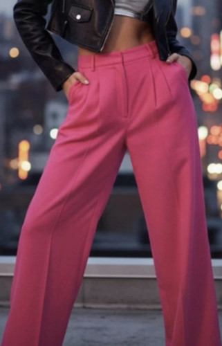 Damen anzughose rosa pink - h&m, rosa/pink