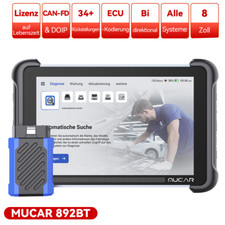 MUCAR 892BT Scanner 34 Reset E.CU Coding & Aktive Testfunktion KFZ Diagnosegerät