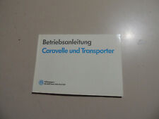 1990 VW T4 Caravelle Transporter Benziner Diesel Betriebsanleitung Bordbuch