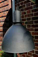 Pendel Industrie Leuchte Lampe Vintage Retro Fabrik Loft schwarz 20er Jahre Stil