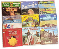 19 Stk LPs VolksliederVinyl
