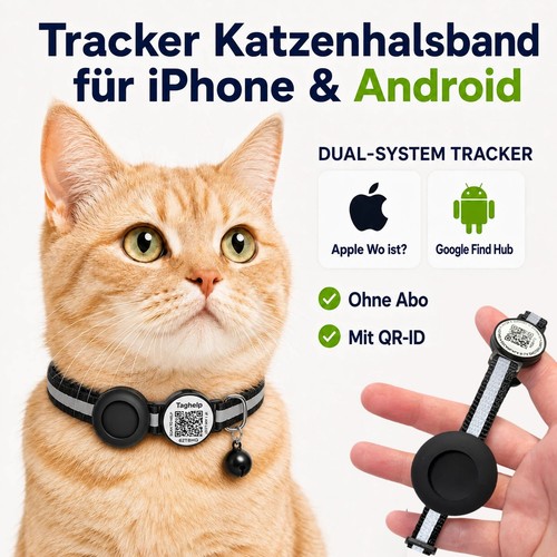 Katzenhalsband tracker apple - katzenhalsband,
