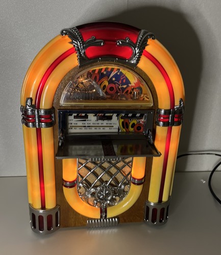 Vintage mini jukebox radio - vintage,