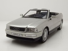 Audi 80 B3 Cabrio 1991 silber Modellauto 1:18 MCG