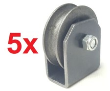 5 Stück - Drahtseilrolle Ø