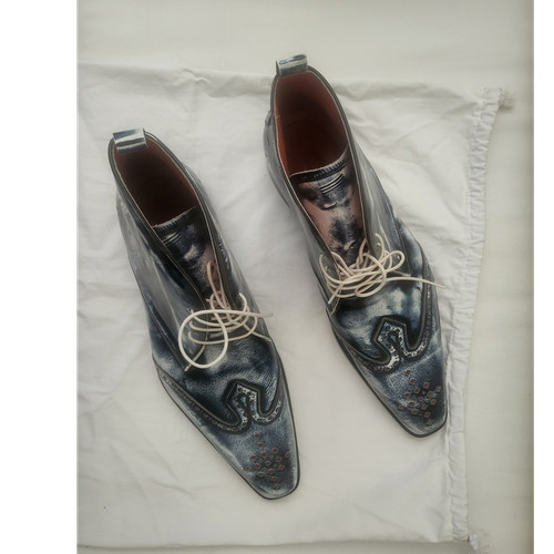 Melik herren halbschuhe - melik, blau