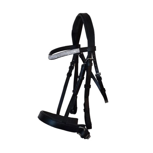 Schwarze leder trense - schwarze,