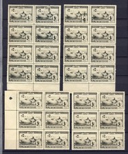 Spanien/Spain - MiNr. 554, Ibero-Amerikanische Ausstellung, Bogenteile