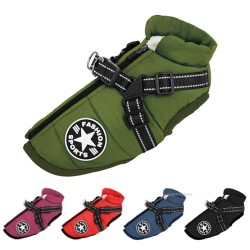 Winterwarme hundejacke mit - winterwarme,