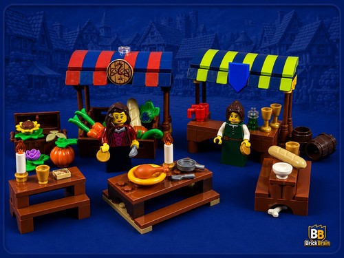Lego marktstand händler - lego®,