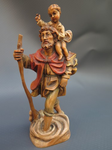 Heiliger christopherus mit - christopherus,