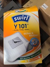 4 Stück u. Filter Swirl Staubsaugerbeutel  Y 101