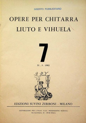Opere per chitarra - , liuto