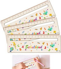 Lesehilfe Kinder 3 Stück Holz