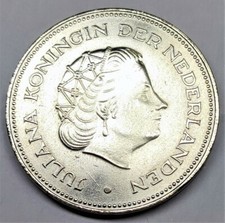 Nederland Niederlande 10 Gulden 1970 Utrecht Königin Juliana vz-st/xf-unc Kapsel
