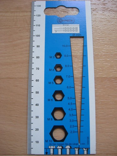 Messschablone schraubenlehre - messschablone:,