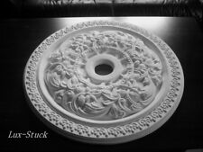 R 51 Gips Stuck Rosette "Berlin" Stuckrosette Stuckgips D=61cm