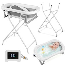 Babybadewanne mit Gestell für