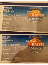 Roland Kaiser Tickets, 2x