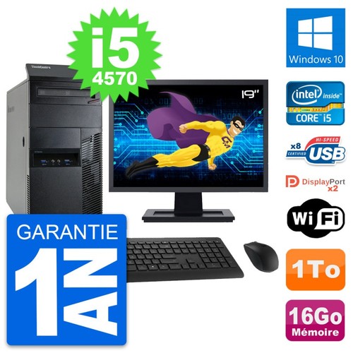 Tour lenovo m93p intel - pc, 19"