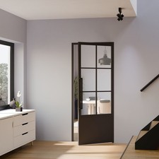 Glastür Drehtür Komplettset