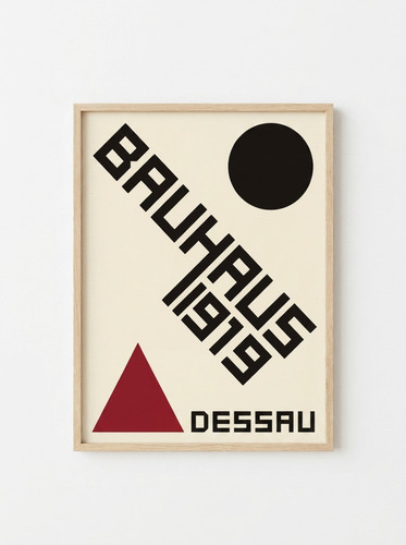 Bauhaus poster ausstellung - bauhaus, —