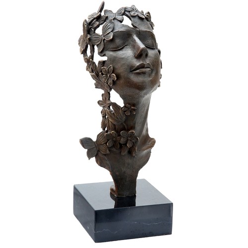 Jugendstil bronze einer jungen - jugendstil,