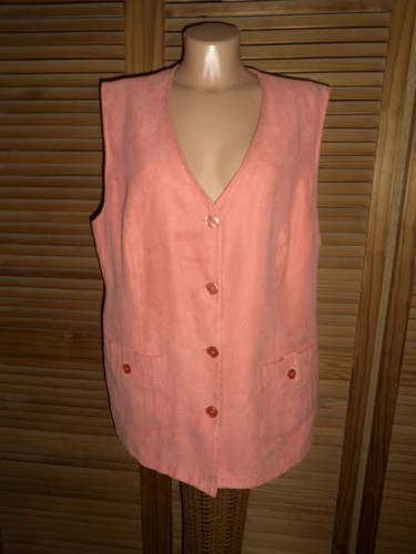 Weste..Gr.42/44..Orange..Apric