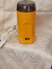 Stylische elektrische Kaffeemühle auch für Kräuter AEG  in Orange 70er KS 101